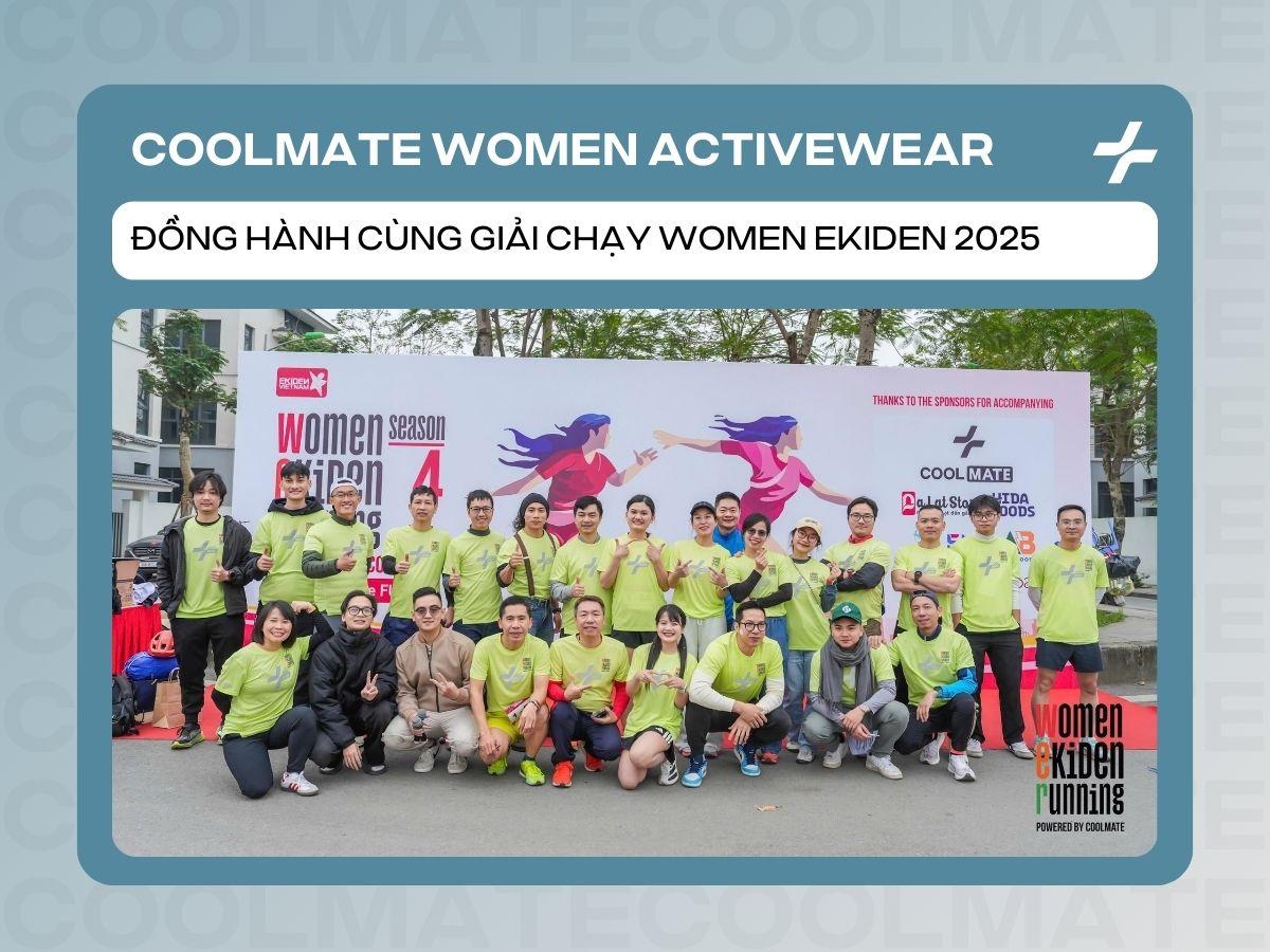 Coolmate Women Activewear đồng hành cùng Women Ekiden 2025