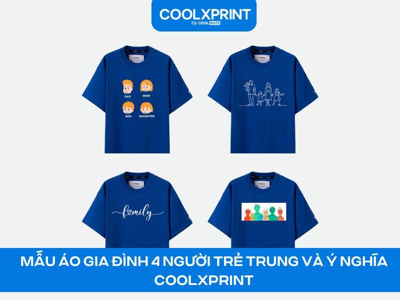 1001+ Mẫu Áo Gia Đình 4 Người Được Trẻ Trung và Ý Nghĩa | CoolxPrint